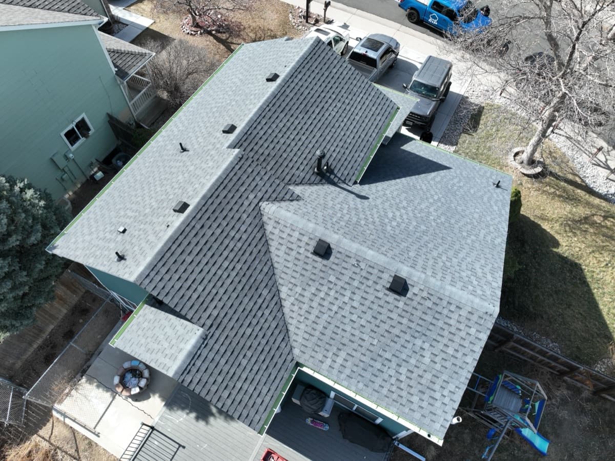 Completed roof replacement by Gates Enterprises in Colorado