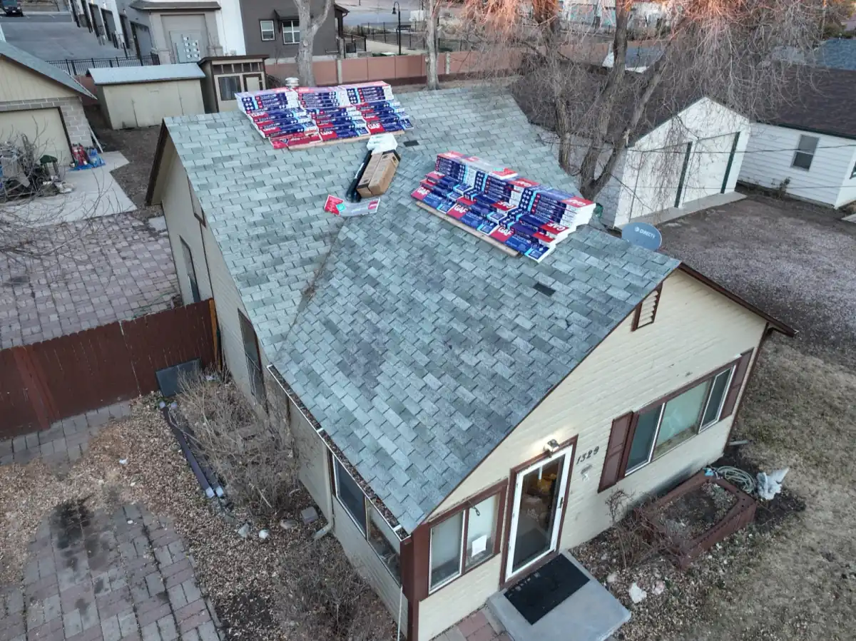 GAF Timberline HDZ shingles installation by Gates Enterprises in Colorado